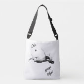 Greytの生命グレイハウンドの十字の遺体袋 クロスボディバッグ (正面)