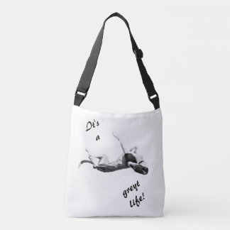 Greytの生命グレイハウンドの十字の遺体袋 クロスボディバッグ