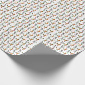 GreyTownのクリスマスの包装紙 ラッピングペーパー (角)