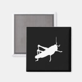 Grhopper コオロギ - 昆虫 バグ かわいい おもしろい マグネット (正面/裏面)