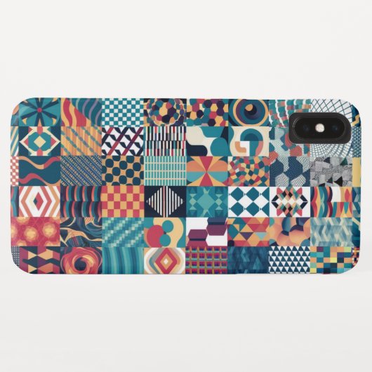 Grid Collage iPhone芸術的/iPadケース Case-Mate iPhoneケース (裏面(横))