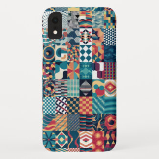 Grid Collage iPhone芸術的/iPadケース iPhone XRケース