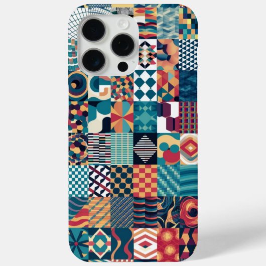 Grid Collage iPhone芸術的/iPadケース Case-Mate iPhoneケース (裏面)