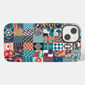 Grid Collage iPhone芸術的/iPadケース iPhoneケース (裏面横)