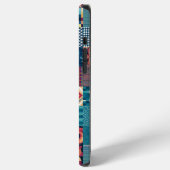 Grid Collage iPhone芸術的/iPadケース iPhoneケース (左側面)