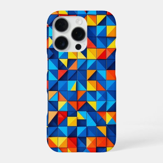 Grid Fragments iPhoneケース (裏面)