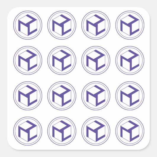 Grid of Antahkaranas – アンタハカラナ広場 – 女性 スクエアシール (正面)