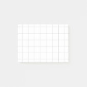 “Grid of graph paper” – Minimalist grid ポストイット (正面)