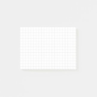 “Grid of graph paper” – Minimalist grid (white) ポストイット