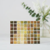 Grid of Seeds - 1912年ヴィンテージカラー写真はがき ポストカード (スタンド正面)