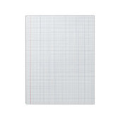 Grid Paper Background Mathematics Graph Sheet  ノートパッド (回転)
