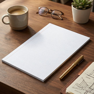 Grid Paper Background Mathematics Graph Sheet  ノートパッド