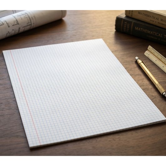 Grid Paper Background Mathematics Graph Sheet ノートパッド