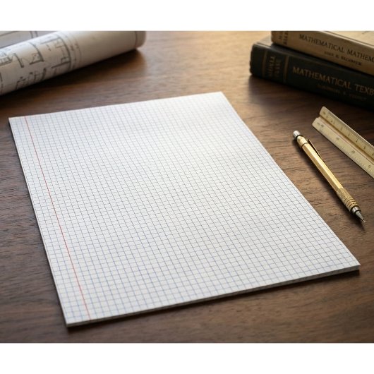 Grid Paper Background Mathematics Graph Sheet  ノートパッド