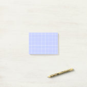 Grid paper: minimalist grid (light lavender) ポストイット (デスク上)