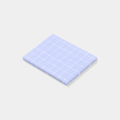  Grid paper: minimalist grid (light lavender) ポストイット (アングル)