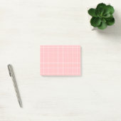 Grid paper: minimalist grid (pink) ポストイット (オフィス)