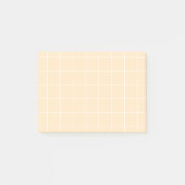 Grid paper: minimalist grid (vanilla) ポストイット (正面)