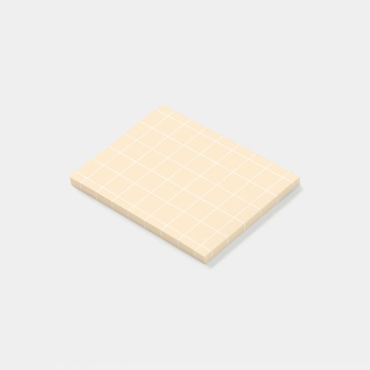 Grid paper: minimalist grid (vanilla) ポストイット (アングル)