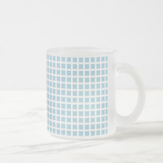 GRID : pastel blue フロストグラスマグカップ