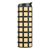 Grid Pattern Thermal Tumbler タンブラー (回転左)