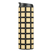 Grid Pattern Thermal Tumbler タンブラー (回転右)