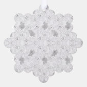 Grid Texture Stationery | Transparent PNG オーナメントカード (裏面)