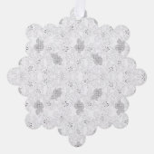 Grid Texture Stationery | Transparent PNG オーナメントカード (正面)