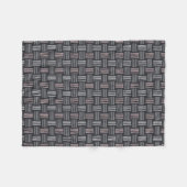 GridGlow寄せ集め フリースブランケット (正面(横))