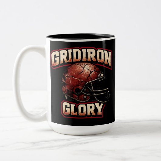 Gridiron Glory Football ツートーンマグカップ (左)
