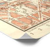 Grieben Berlin Stadtplan - ヴィンテージ ドイツ都市地図 ポスター (角)