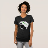 Griechenland Antike Kopf Lorbeerkranz Tシャツ (正面フル)