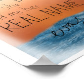 Grief and Anger Quote Floral Print ポスター (角)