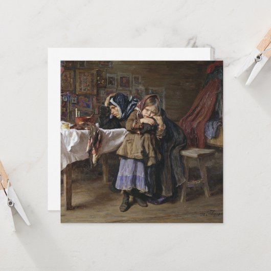 Grief and Mourning (Sympathy After Bereavement) カード (正面/裏面インサイチュ)