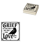 Grief is the price we pay for love rubber stamp ラバースタンプ (押印)