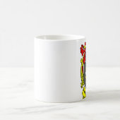 GRIFFENの紋章付き外衣 コーヒーマグカップ (中央)