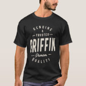 Griffin本物と信頼されたGriffin名 Tシャツ (正面)