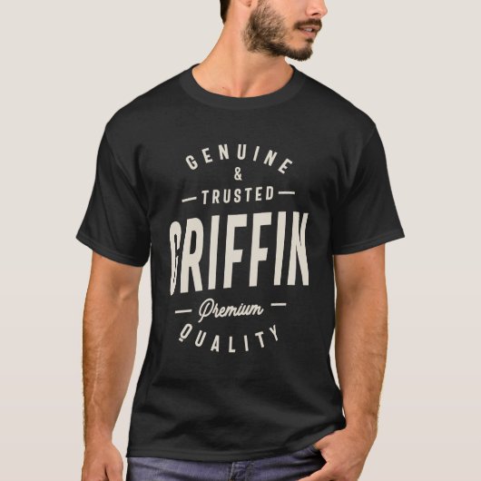 Griffin本物と信頼されたGriffin名 Tシャツ (正面)