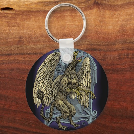 Griffin Crest キーホルダー (正面)