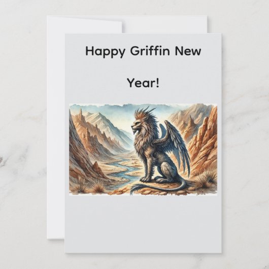 Griffin New Year! シーズンカード (正面)
