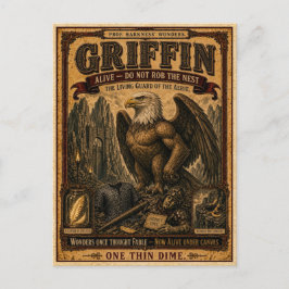 Griffin, Vintage Circus Monster ポストカード