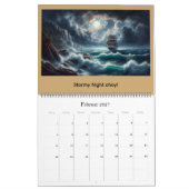 Griffins, Dragons, & Desolate landscapes カレンダー (2月 2027)