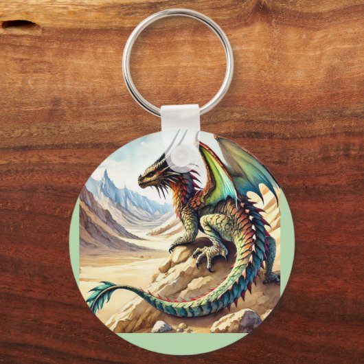 Griffins, Dragons, & Desolate landscapes キーホルダー (裏面)