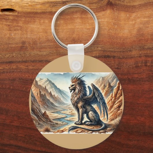 Griffins, Dragons, & Desolate landscapes キーホルダー (正面)