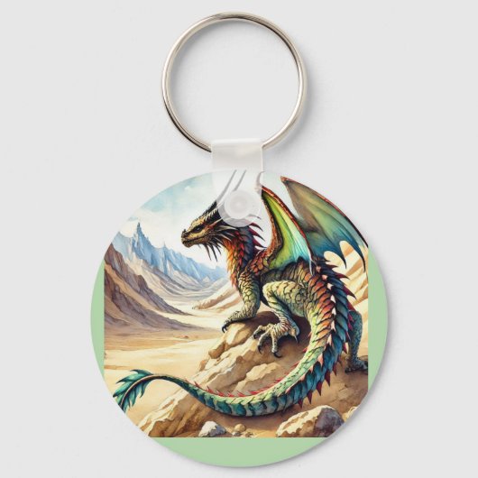 Griffins, Dragons, & Desolate landscapes キーホルダー (裏面)