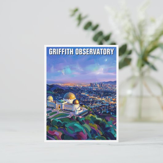 Griffith Observatory ポストカード (スタンド正面)