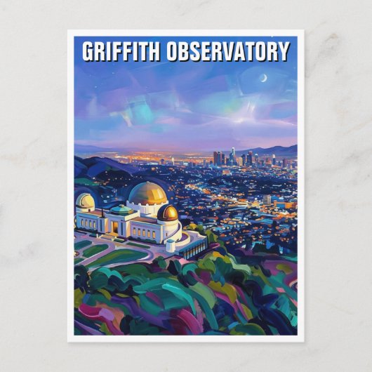 Griffith Observatory ポストカード (正面)
