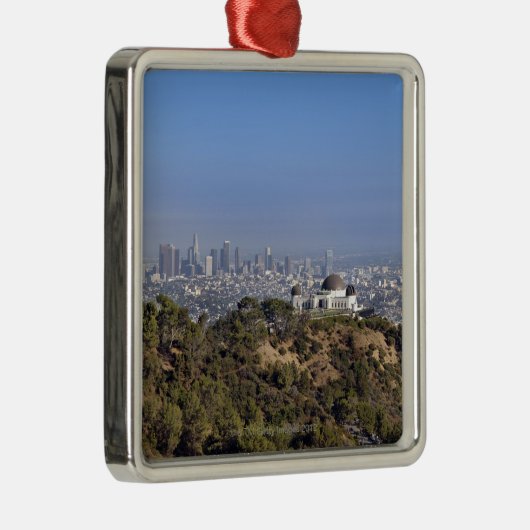 Griffith Parkのハイキングコースからの眺め メタルオーナメント (右)