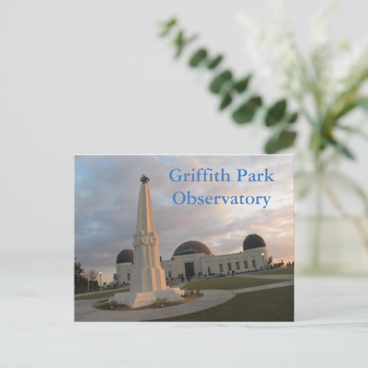 Griffith Park Observatory ポストカード (スタンド正面)