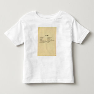 Griggのアメリカの学校の地図書 トドラーTシャツ